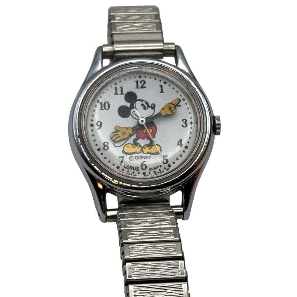 VTG Lorus Disney Mickey Mouse Women's Watch 26mm - New Battery Stretch Band